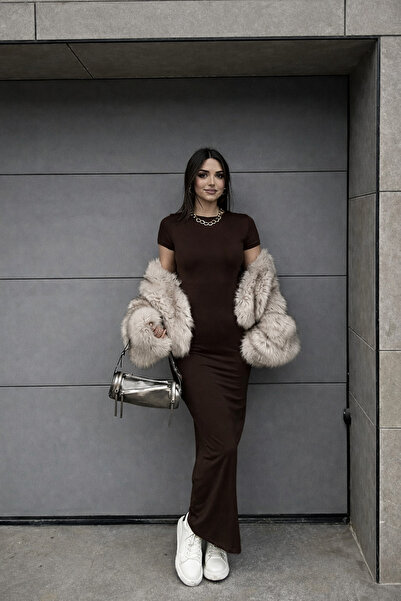 lumuteks Women's Short Sleeve Maxi Dress