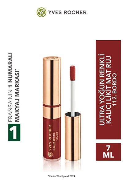 Yves Rocher Ultra Intense Pigmented Matte Liquid Lipstick 12 Hour Lasting 7 ml