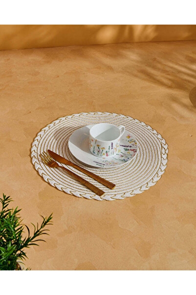 REDTAG Gold Round Placemat