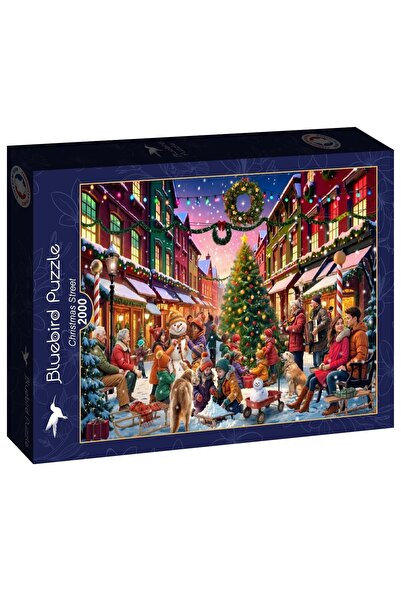 Bluebird Puzzle 2000 pieces - Rafael Trujillo: Christmas Street (Bluebird-Puz...