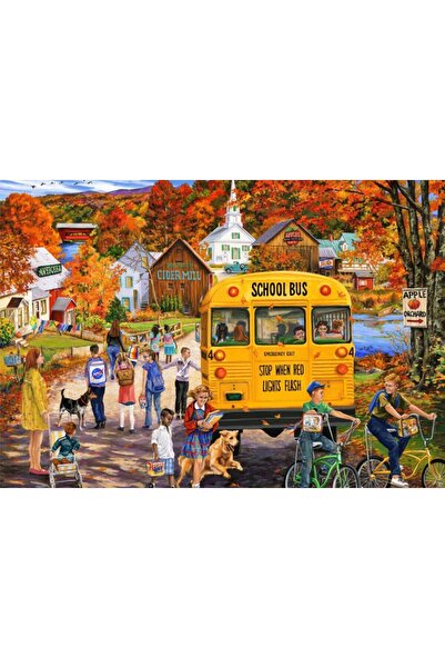 Bluebird Puzzle 1000 pieces - The School Bus (Bluebird-Puzzle-F-90749)