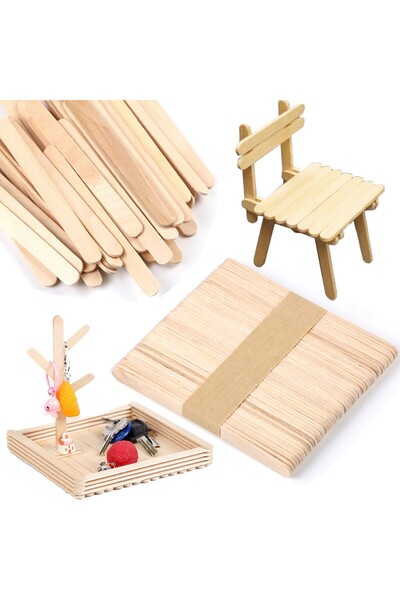 zola Wooden school chopsticks, cream, 11.5 cm - 50 pieces