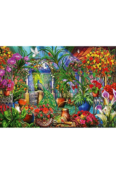 Bluebird Puzzle 2000 piese - Marchetti Ciro: Tropical Green House (Bluebird-P...