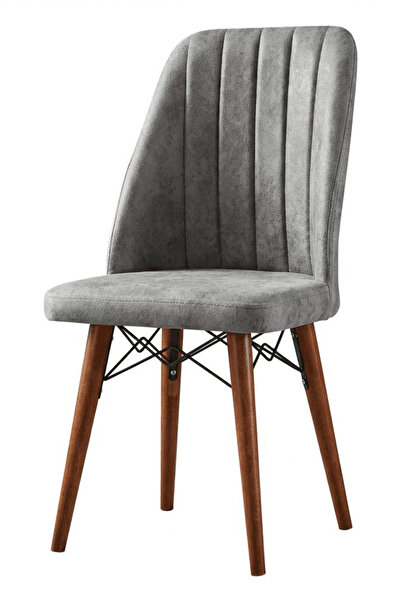 Desire Malaga chair, dining, kitchen, upholstered with fabric, wooden legs, H...