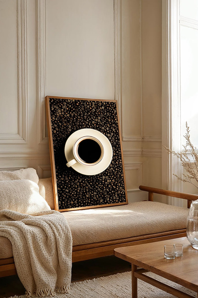 Dekorsiahome Επιτραπέζια ζωγραφιά με ξύλινο πλαίσιο ενός τεμαχίου TK3636