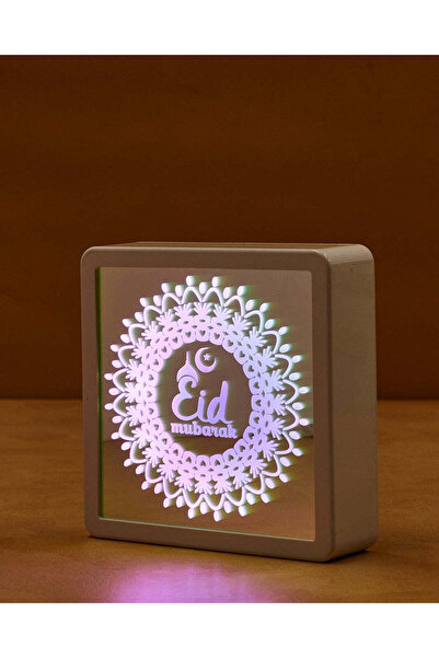 REDTAG White Eid Mubarak Led Light Décor Accent