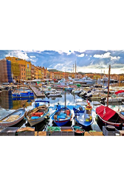 Bluebird Puzzle 1000 piese - Le Port Colore de Saint-Tropez (Bluebird-Puzzle-...