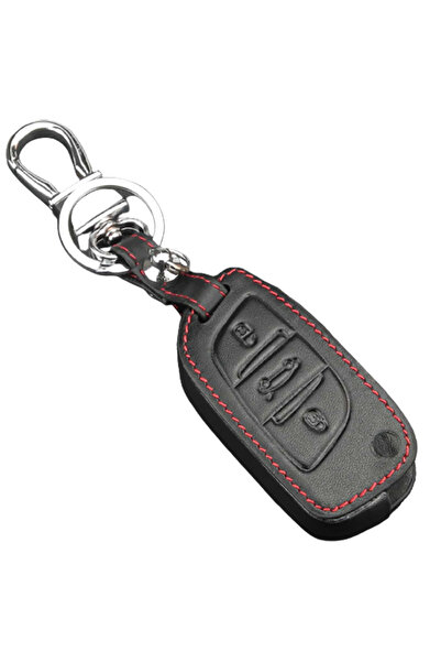 Citroen Husă cheie din piele pentru C4 C5