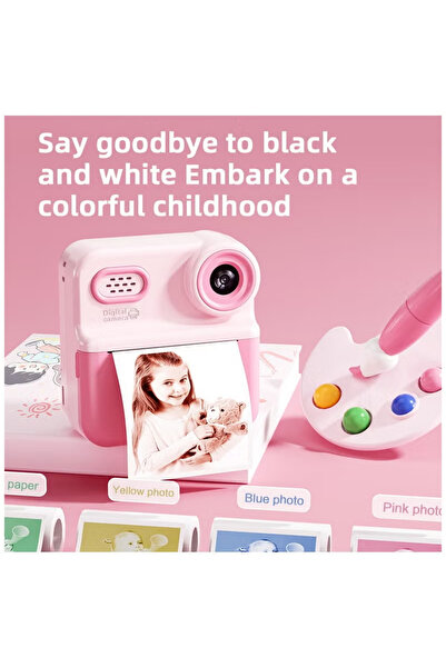 ZONBON Instant Color Printing Camera for Kids,1080P HD Selfie Digital Camera ...
