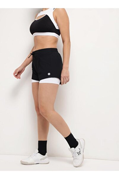 Zaecy Women’s 2-in-1 Shorts – Night Empyrean Black