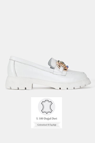 TUNAELLİ ΓΥΝΑΙΚΕΙΑ ΛΕΥΚΑ ΠΑΠΟΥΤΣΙΑ ΑΠΟ ΓΝΗΣΙΟ ΦΥΣΙΚΟ ΔΕΡΜΑ ΜΕ ΠΕΤΡΕΣ, ΜΕΓΕΘΟΣ...