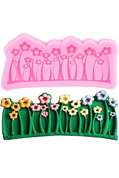 Dharst Mulaj din silicon - camp flori