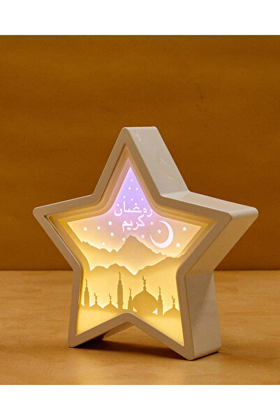 REDTAG White Star Shaped Ramadan Led Light Décor Accent