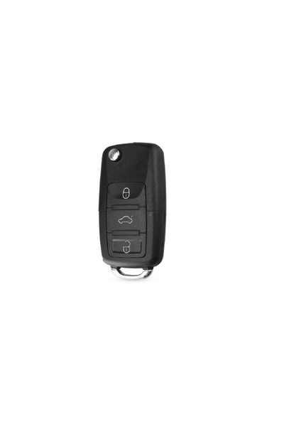 motor starter VW key case, knife type, 3 buttons, LED in the middle