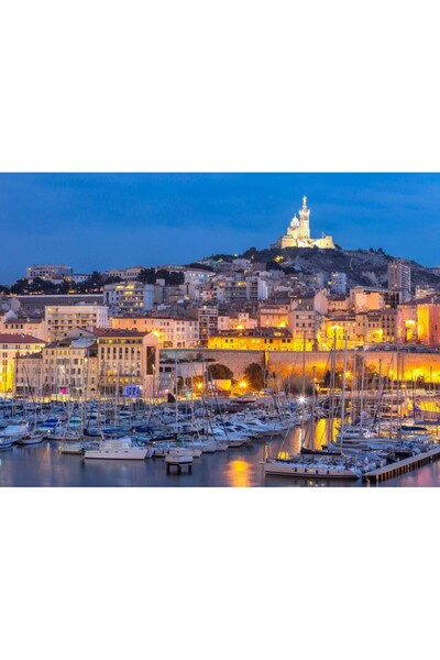 Bluebird Παζλ 500 κομμάτια - Μασσαλία, τη νύχτα (Bluebird-Puzzle-F-90778)