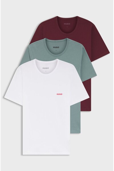 Hugo Boss Tricou Hugo din jerseu de bumbac (set de 3) Tricou Barbat (HU-50532...