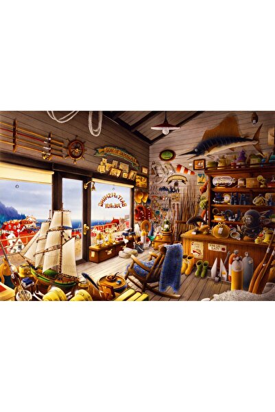 Bluebird Puzzle 1000 piese - Joe & Roy Bait & Fishing Shop (Bluebird-Puzzle-F...