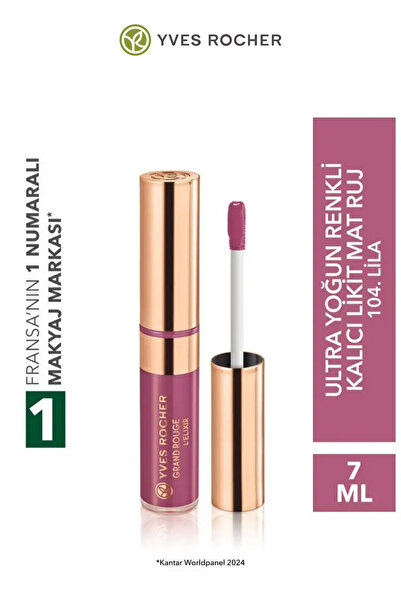 Yves Rocher Ultra Yoğun Pigmentli Mat Likit Ruj 12 Saat Kalıcı 7 ml