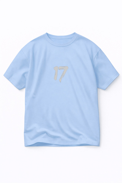 VODEXA Tricou Unisex 17 Imprimat 100% Bumbac Tricou Supradimensionat Croială ...