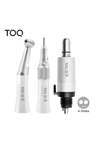Choice8 4 hole kit(3 pcs) Dental Low Speed Contra Angle Mini Air Motor 4 Hole...