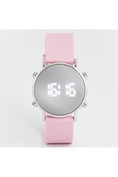 AVON Aerial Watch with Mirror, Silicone, Pink