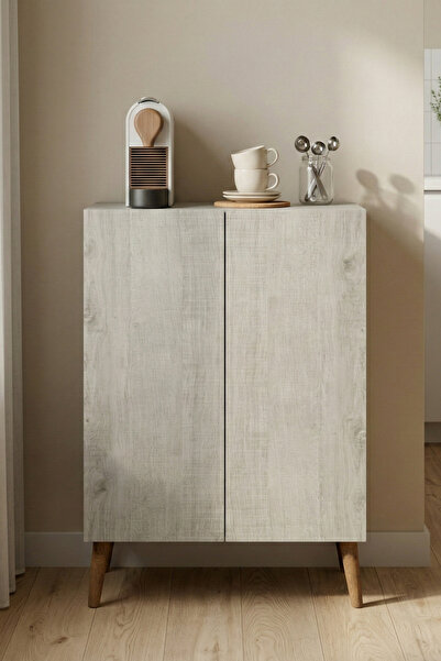 Skandi homeworks Saga Çok Amaçlı Mutfak Dolabı Kahve Köşesi