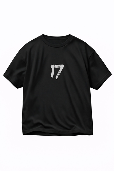 VODEXA Tricou Unisex 17 Imprimat 100% Bumbac Tricou Supradimensionat Croială ...