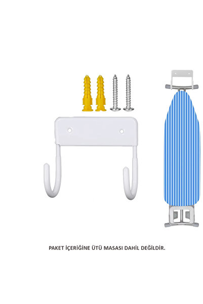 Microcase Paslanmaz Çelik Çok Amaçlı Kullanılabilir Ütü ve Eşya Askılığı AL5440