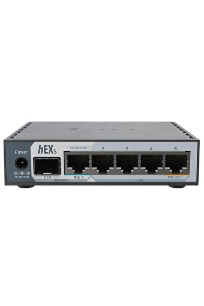 MIKROTIK Δρομολογητής hEX S (2025) E60iUGS, 5xGbE, SFP, Έξοδος PoE, USB