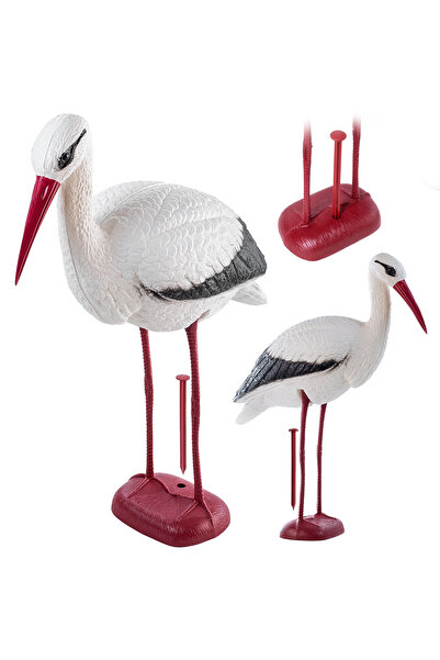 KADAX Garden Figurine Decoration Stork Standing For The Garden Large XXL