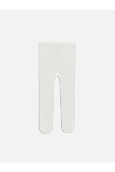 LC Waikiki Colanți pentru fetițe LCW baby Ecru