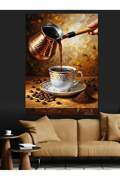 KanvasSepeti Pictură în ulei tradițională turcească de înaltă calitate textur...