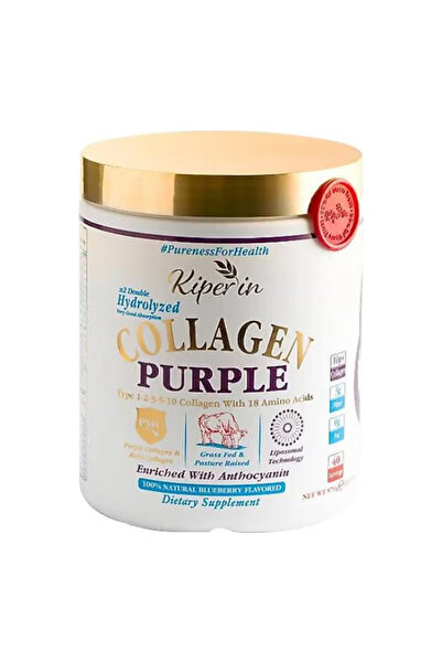 Kiperin %100 Saf ve Doğal Mor & Çoklu Kolajen Peptitleri içeren Lipozomal Diy...