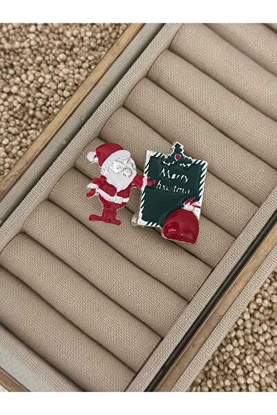 BYYEŞO Noel Baba Figürlü Şirin Broş