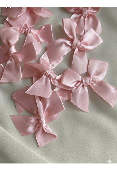 Esram Butik 25 Pcs Pink Ready-Made Bow Set for Birthday, Party Decoration, Wa...