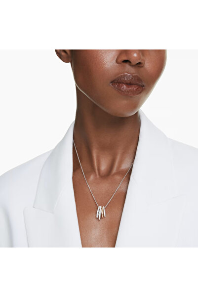 Swaroski Mixed cuts, White, Mixed metal finish