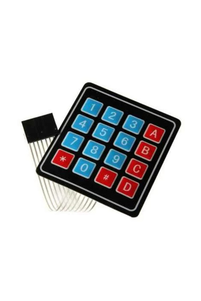 Genel Markalar 4x4 Membran Matrix Keypad 16 buton Tuş Takımı