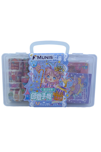 MUNIS Kawaii World Sürpriz Sticker & Washi Bant Seti