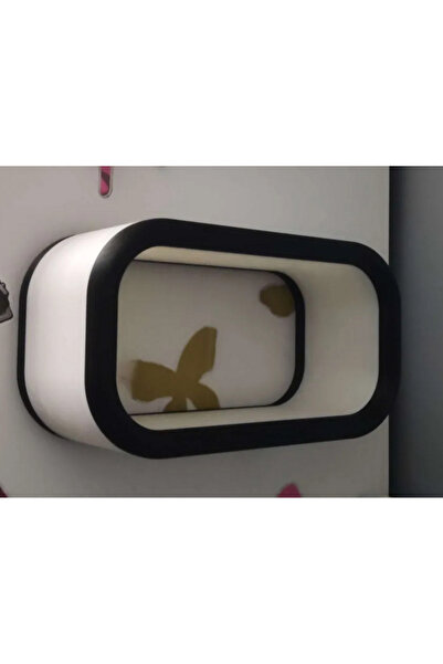 Mays3Dstudio Modern Oval Duvar Rafı – Minimal Dekoratif 3D Baskı Duvar Rafı S...