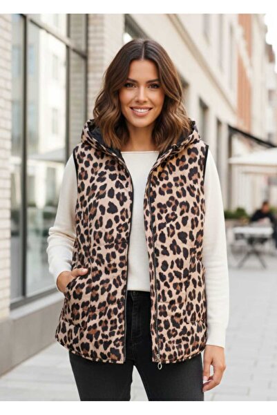 Volupta Leopard spring vest