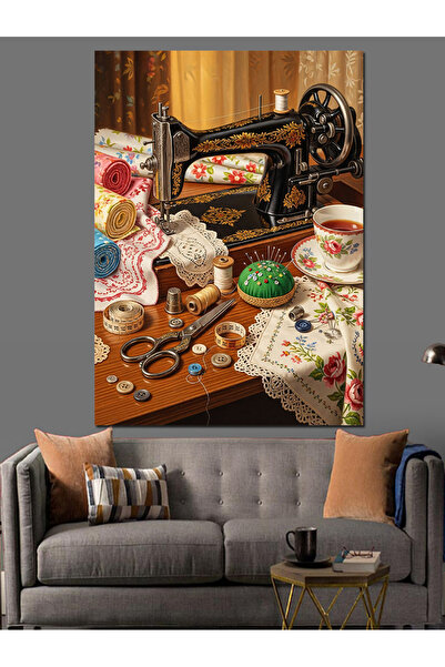 KanvasSepeti Αντίκες Ραμμένες στο χέρι Υψηλής ποιότητας ελαιογραφία Με υφή Κα...