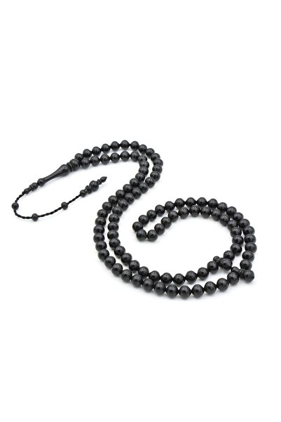 Murty99 Systematic Starling Cut 99-Piece Black Powder Amber Prayer Beads