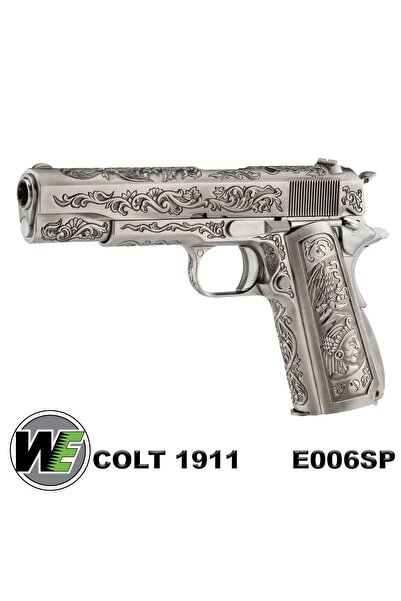 WE Colt 1911 İşlemeli Gümüş WE-E006SP-BOX