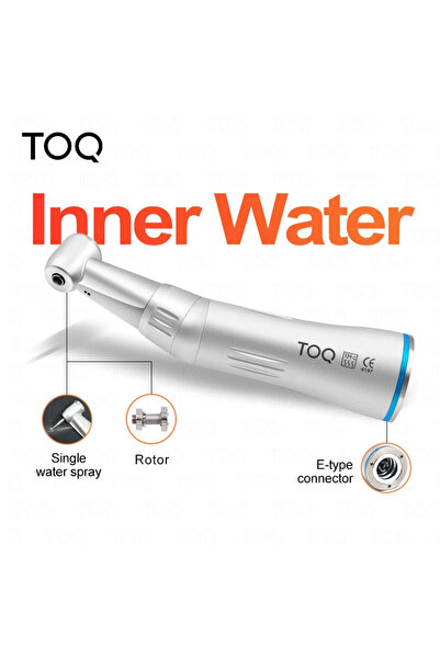 Choice1 1 piece Dental 1:1 Ratio Contra Angle Inner Internal Water Spray E-ty...