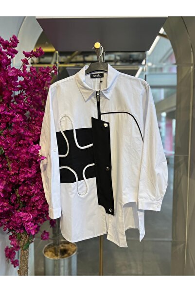 SERAP ESER EXCLUSIVE Sti̇li̇x- Shirt with Ruffle Detail