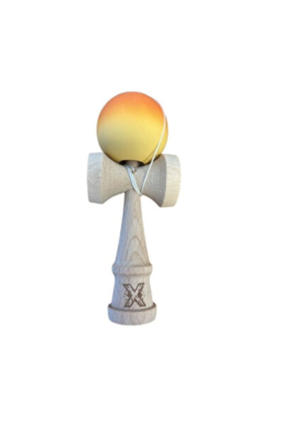 Atlas Kendama X, Profesionala, HQ, Big Cups V2 Super Sticky, Shade portocaliu...
