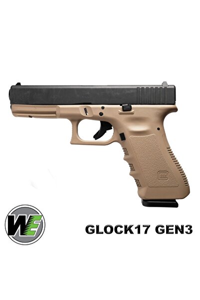 WE Glock 17 Siyah/Tan Gen3 WE-G001A-TAN G17-A-TAN-GEN3