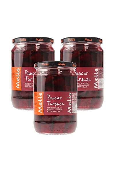 Melis Pancar Turşusu 720 ml Cam x 3 Adet