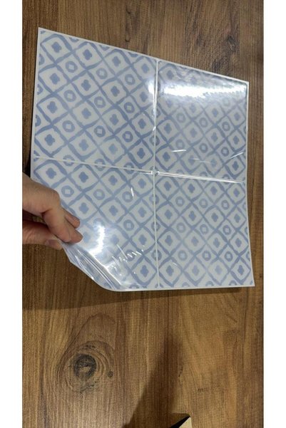 Renkli Duvarlar 30Cm×30Cm Bluessa Epoxy 1 Piece 3D Adhesive Wall Panel Paper Sticker Kitchen Bathroom Living Room Office