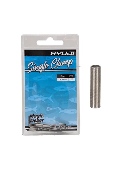 RYUJI Black Nıckel Çelik Tel Sıkıştırma Burcu 1.6*8MM (20 ADET)